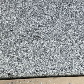 Garage floor in detail